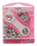 Hemline Metal Eyelets Kit Silver Starter Kit