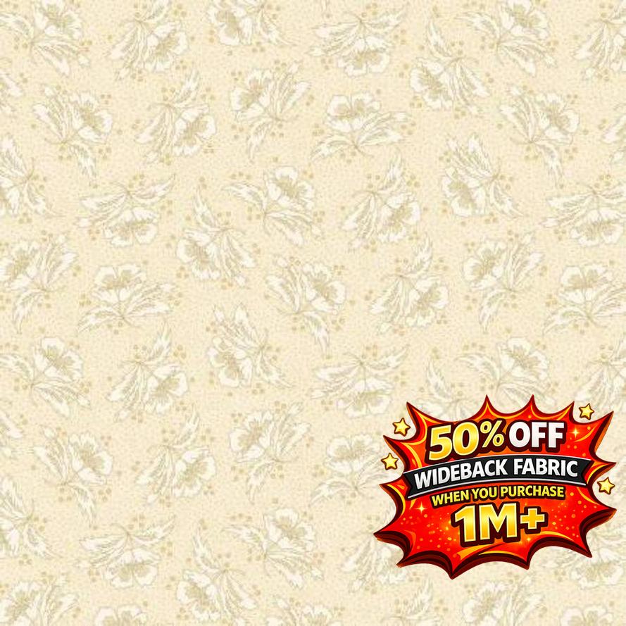 Henry Glass Parlor Pretties Floral 108in or 274cm wide back 9504 44 Wideback