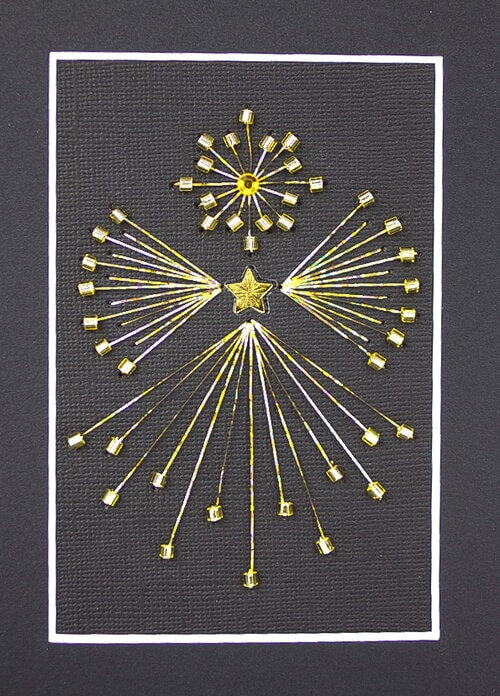 Thread - Hologram Slitted Metallic - HC8158 - Black - 300m/328yd