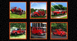 Hook & Ladder Fire Truck Fabric