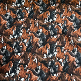 Horse Fabric 100% Cotton Fabric WOF 110cm-  112cm