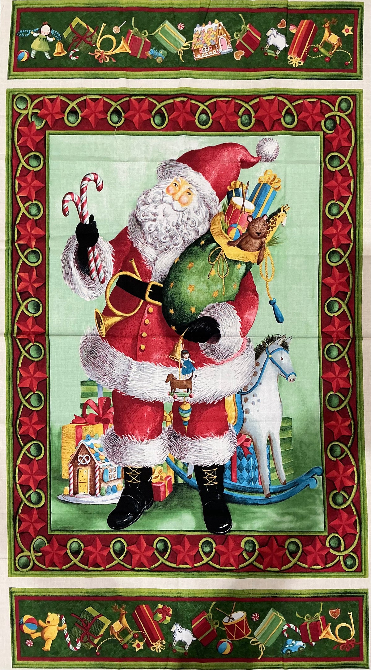 Old Fashioned Santa Panel