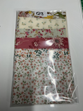 Mixed Fabric Pack 10cm WOF 100% Cotton Fabric