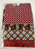 Mixed Fabric Pack 15cm WOF 100% Cotton Fabric