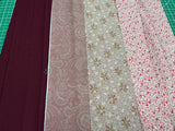 Mixed Fabric Pack 15cm WOF 100% Cotton Fabric