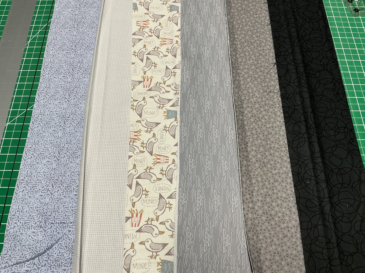 Mixed Fabric Pack 10cm WOF 100% Cotton Fabric )