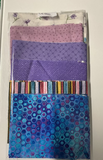 Mixed Fabric Pack 10cm WOF 100% Cotton Fabric )