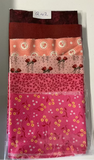 Mixed Fabric Pack 10cm WOF 100% Cotton Fabric )