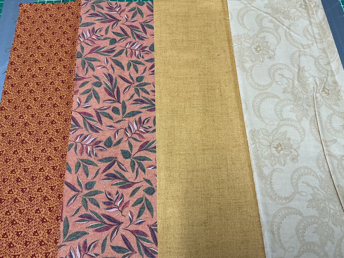 Mixed Fabric Pack 15cm WOF 100% Cotton Fabric )