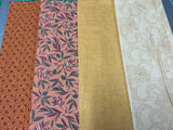 Mixed Fabric Pack 15cm WOF 100% Cotton Fabric )