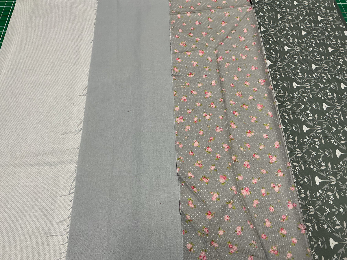 Mixed Fabric Pack 15cm WOF 100% Cotton Fabric )