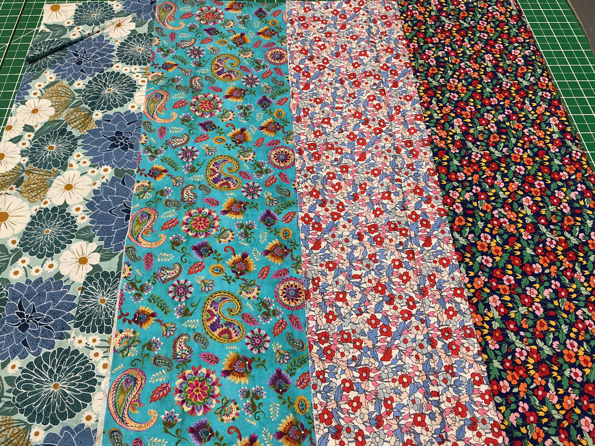 Mixed Fabric Pack 15cm WOF – cotton fabric pre-cut bundle