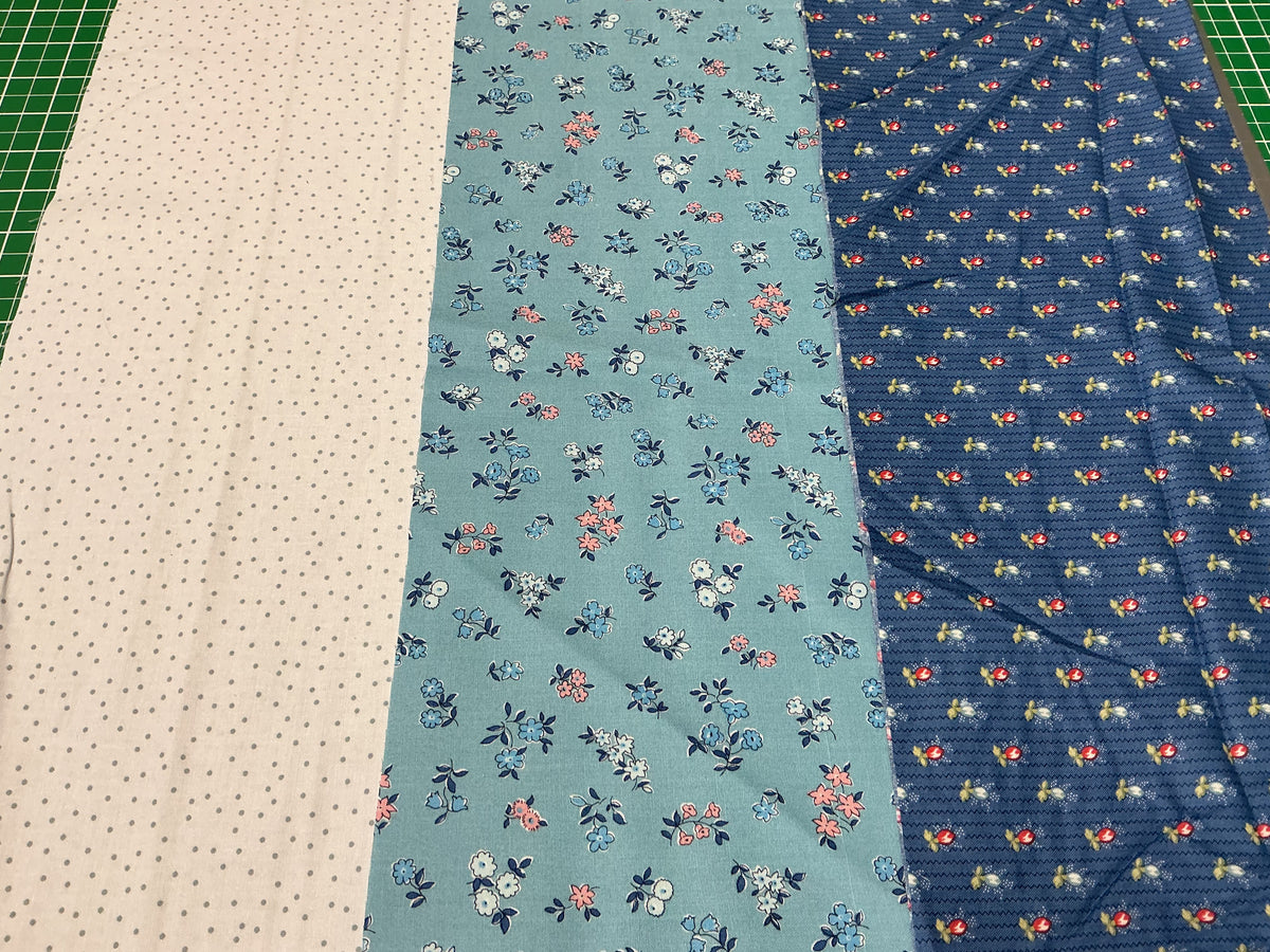 Mixed Fabric Pack 20cm WOF – cotton fabric pre-cut bundle