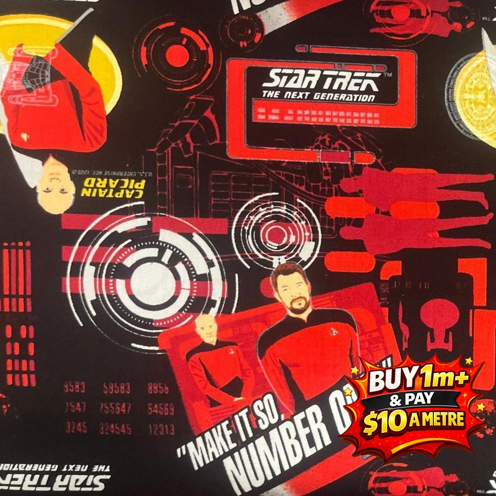 Star Trek 100% Cotton Fabric WOF 110cm- 112cm