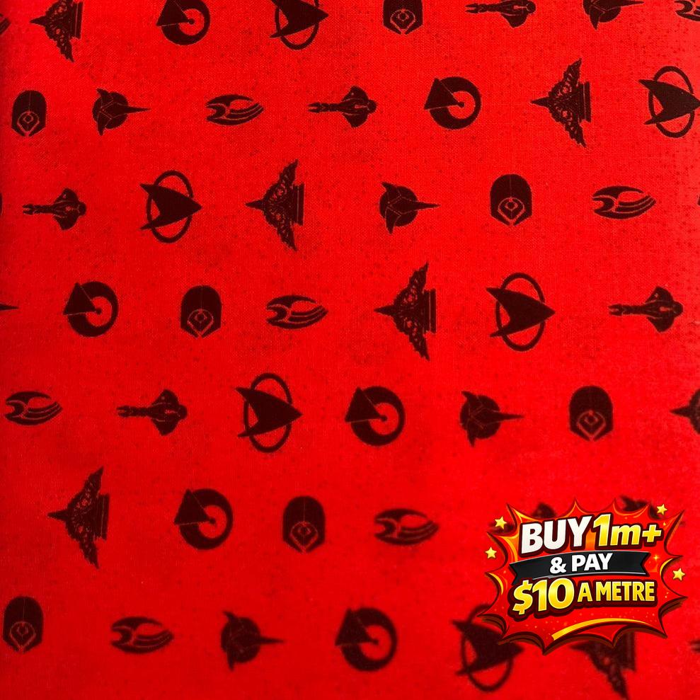 Star Trek 100% Cotton Fabric WOF 110cm- 112cm