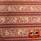 100% Cotton Fabric WOF 110cm-  112cm