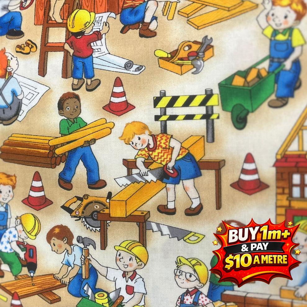 100% Cotton Fabric WOF 110cm-  112cm