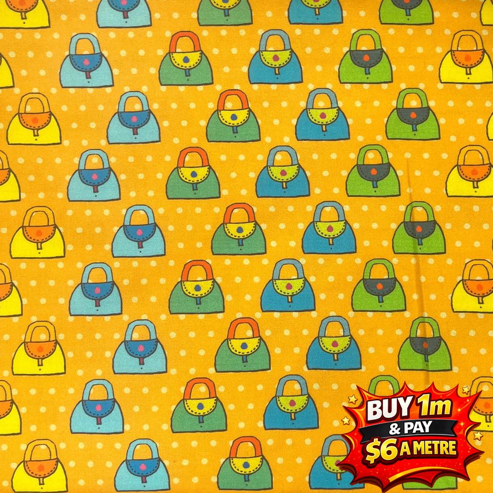 100% Cotton Fabric WOF 110cm-  112cm FINAL CLEARANCE 1 METRE FOR ONLY $6