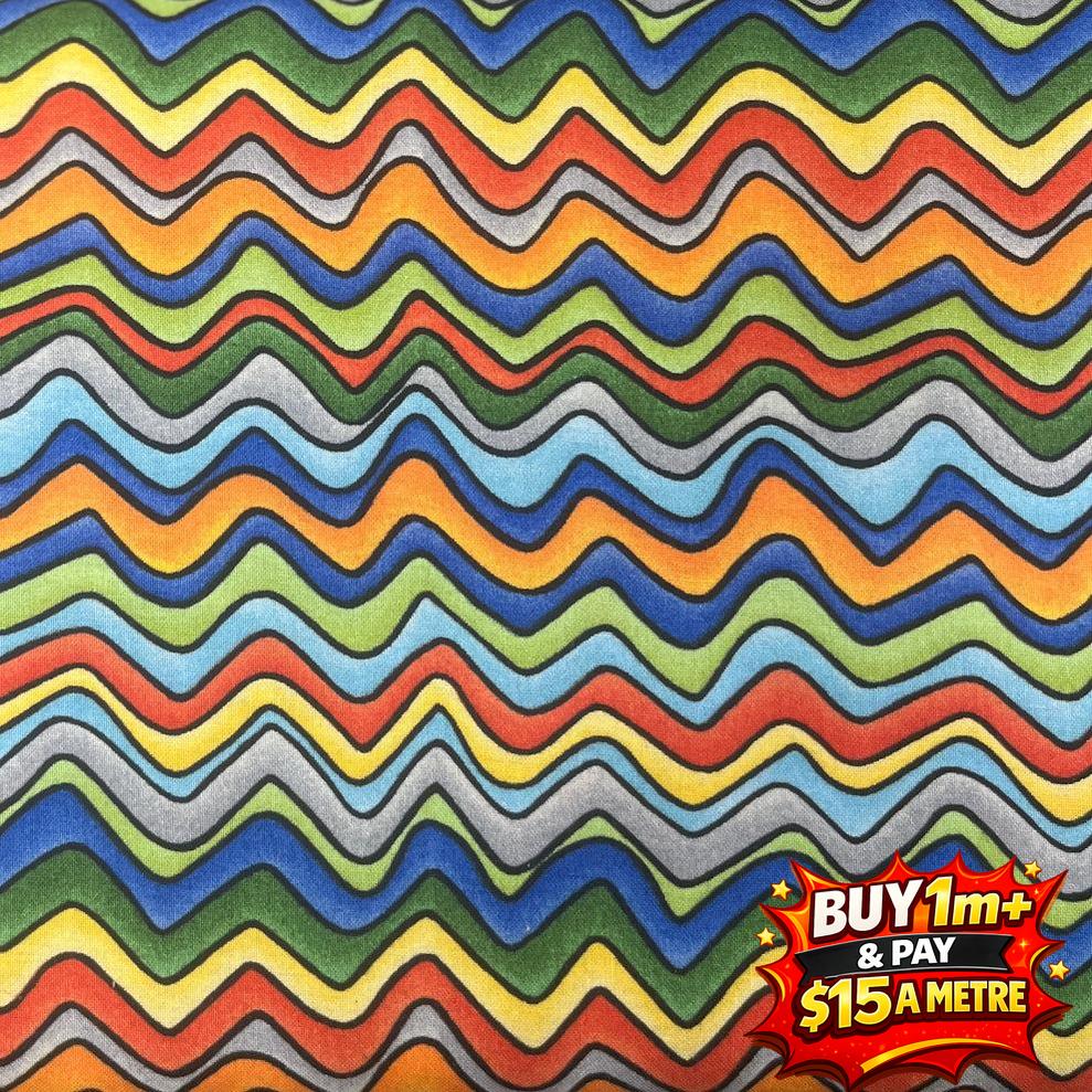 100% Cotton Fabric WOF 110cm-  112cm