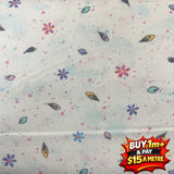 100% Cotton Fabric WOF 110cm-  112cm