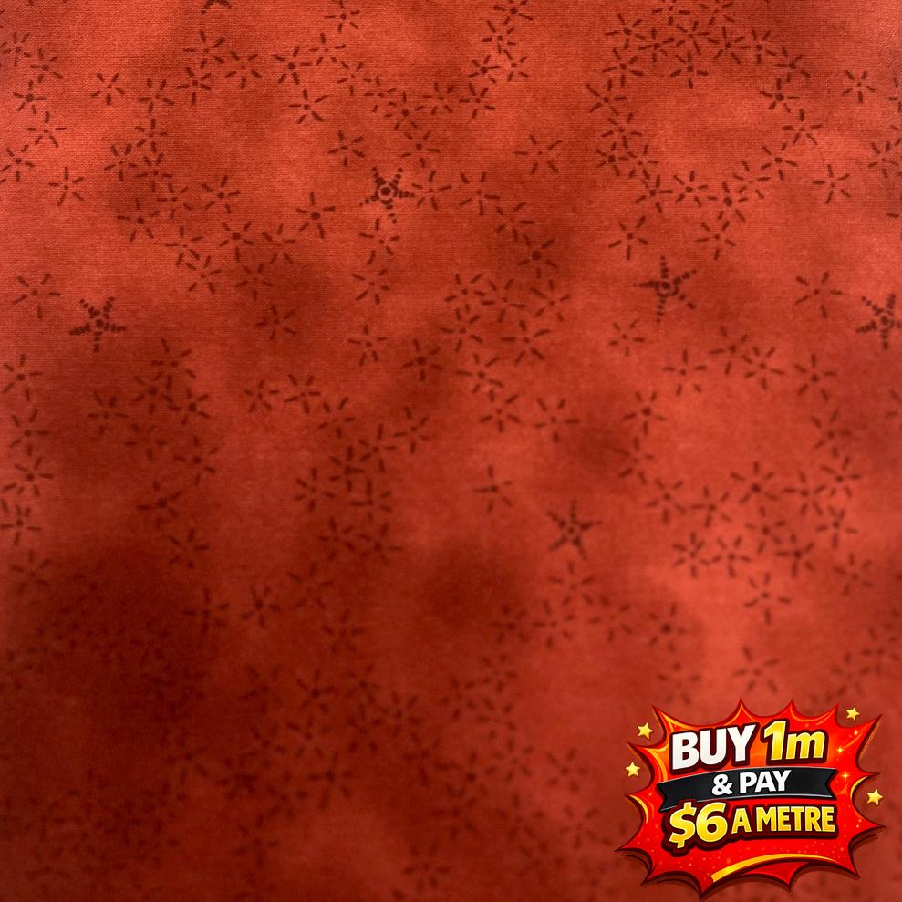 100% Cotton Fabric WOF 110cm-  112cm FINAL CLEARANCE 1 METRE FOR ONLY $6