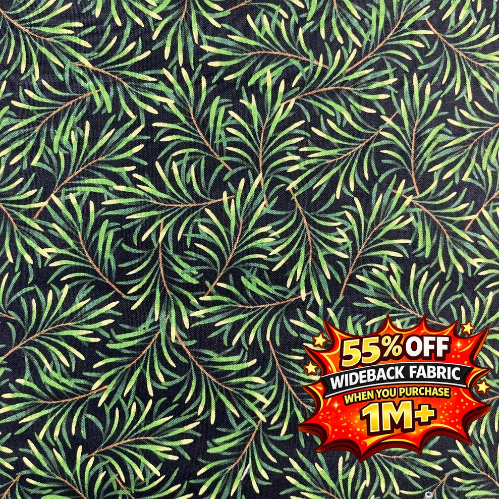 WideBack 108" or 270cm Boughs of Beauty Leaf