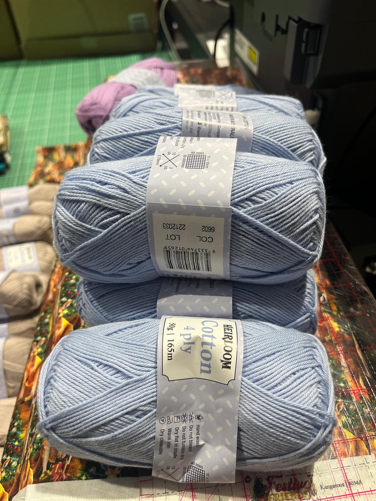 Heirloom Cotton 4 Ply 50 gram Wool 6602