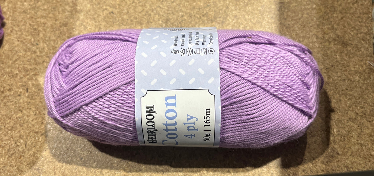 Heirloom Cotton 4 Ply 50 gram Wool 6634