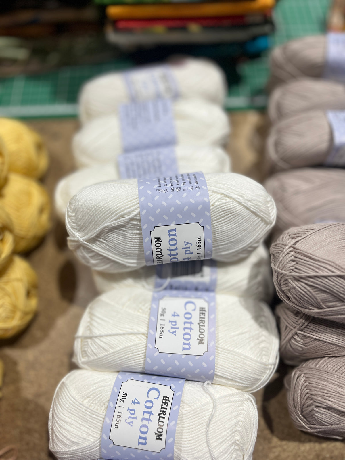 Heirloom Cotton 4 Ply 50 gram Wool 6607