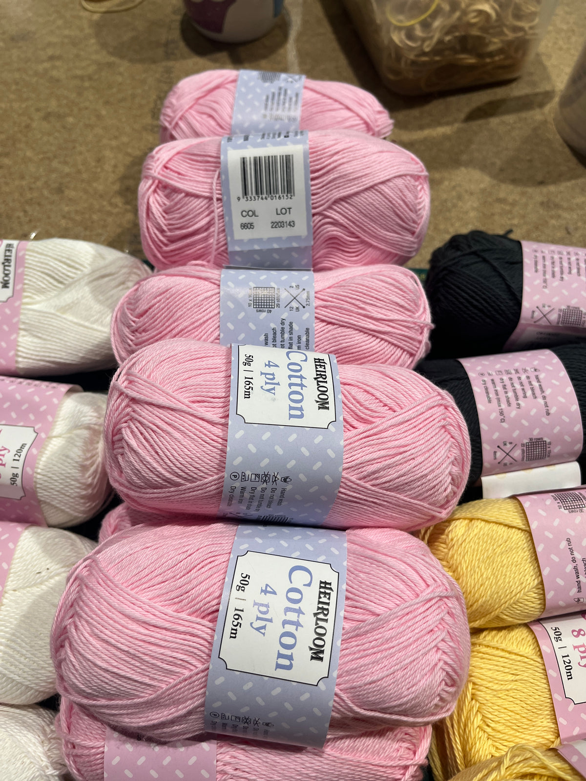 Heirloom Cotton 4 Ply 50 gram Wool 6605