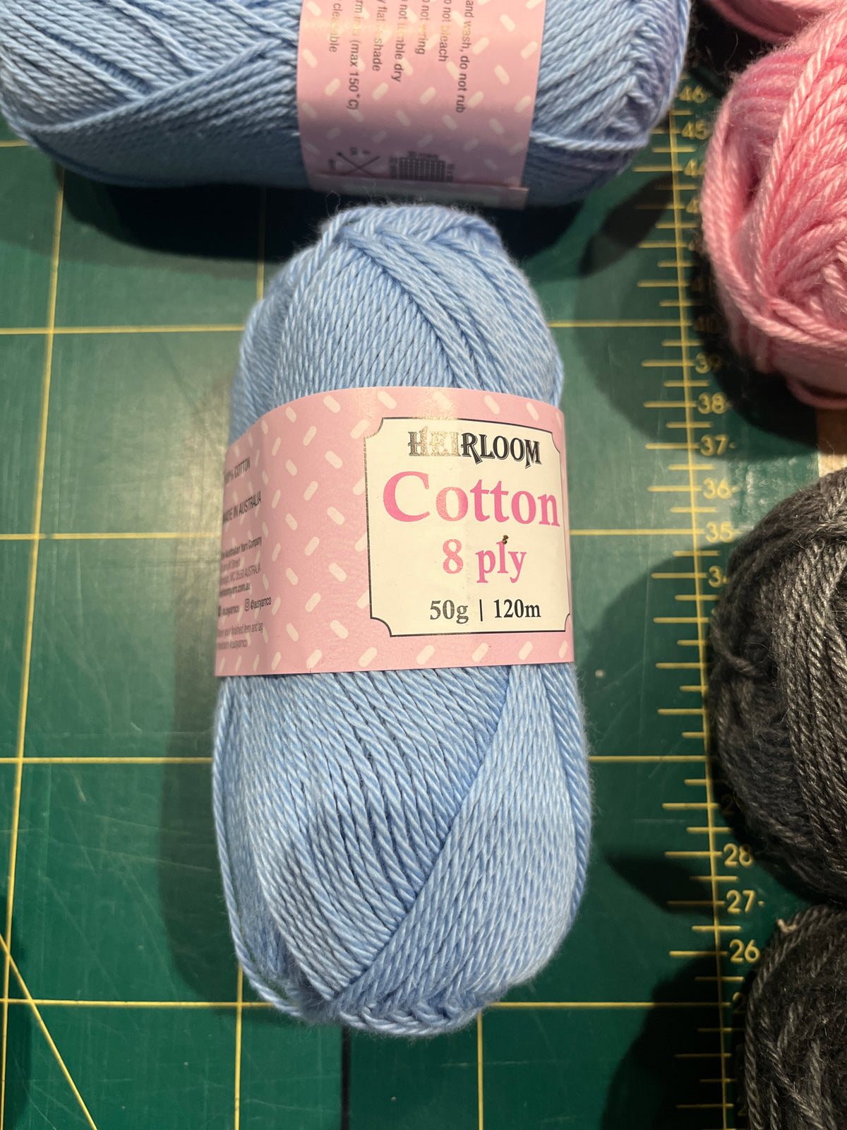 Heirloom Cotton 8 ply 50 gram Wool 6636