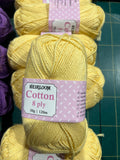 Heirloom Cotton 8 ply 50 gram Wool 6696