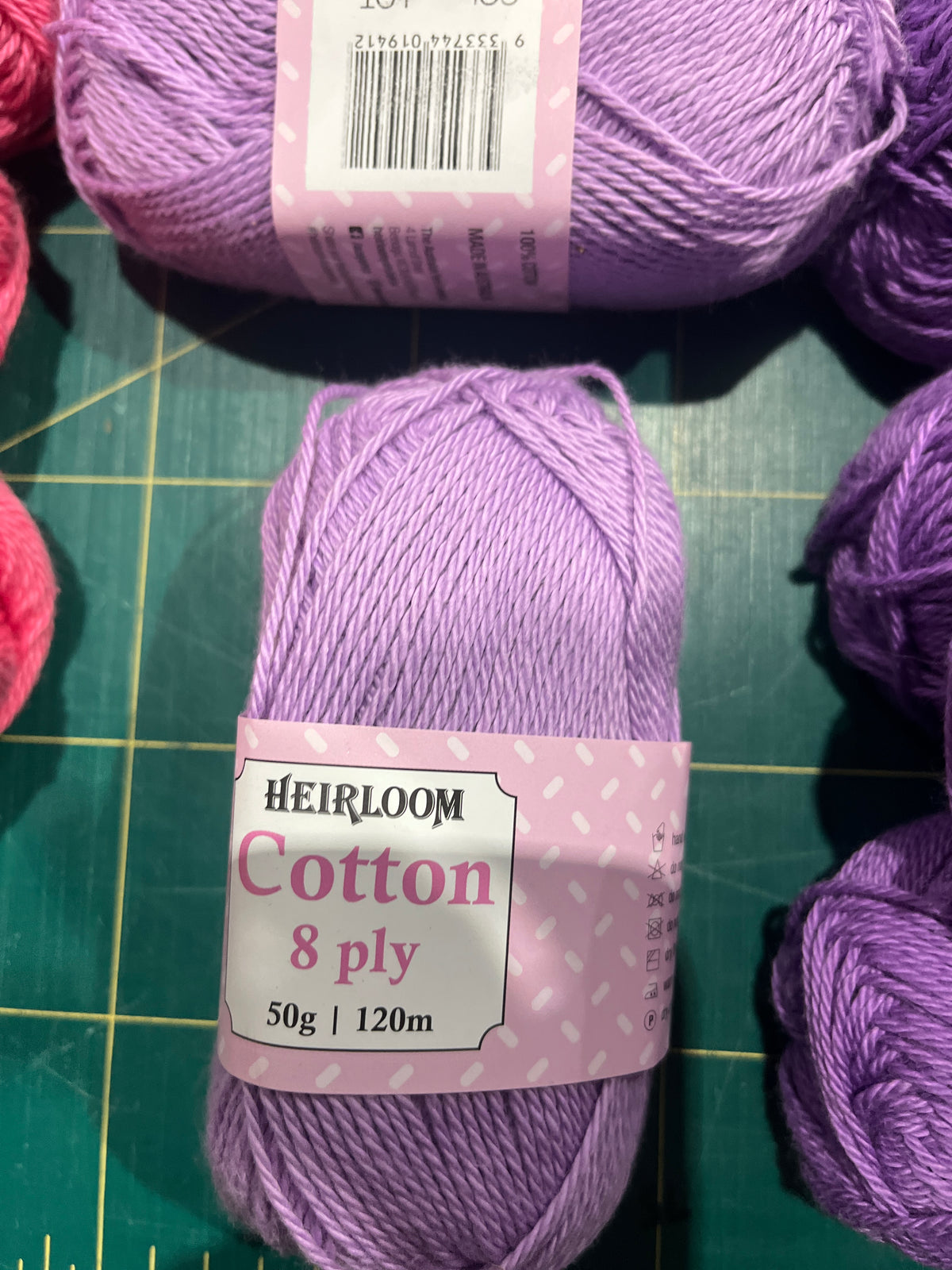 Heirloom Cotton 8 ply 50 gram Wool 6634