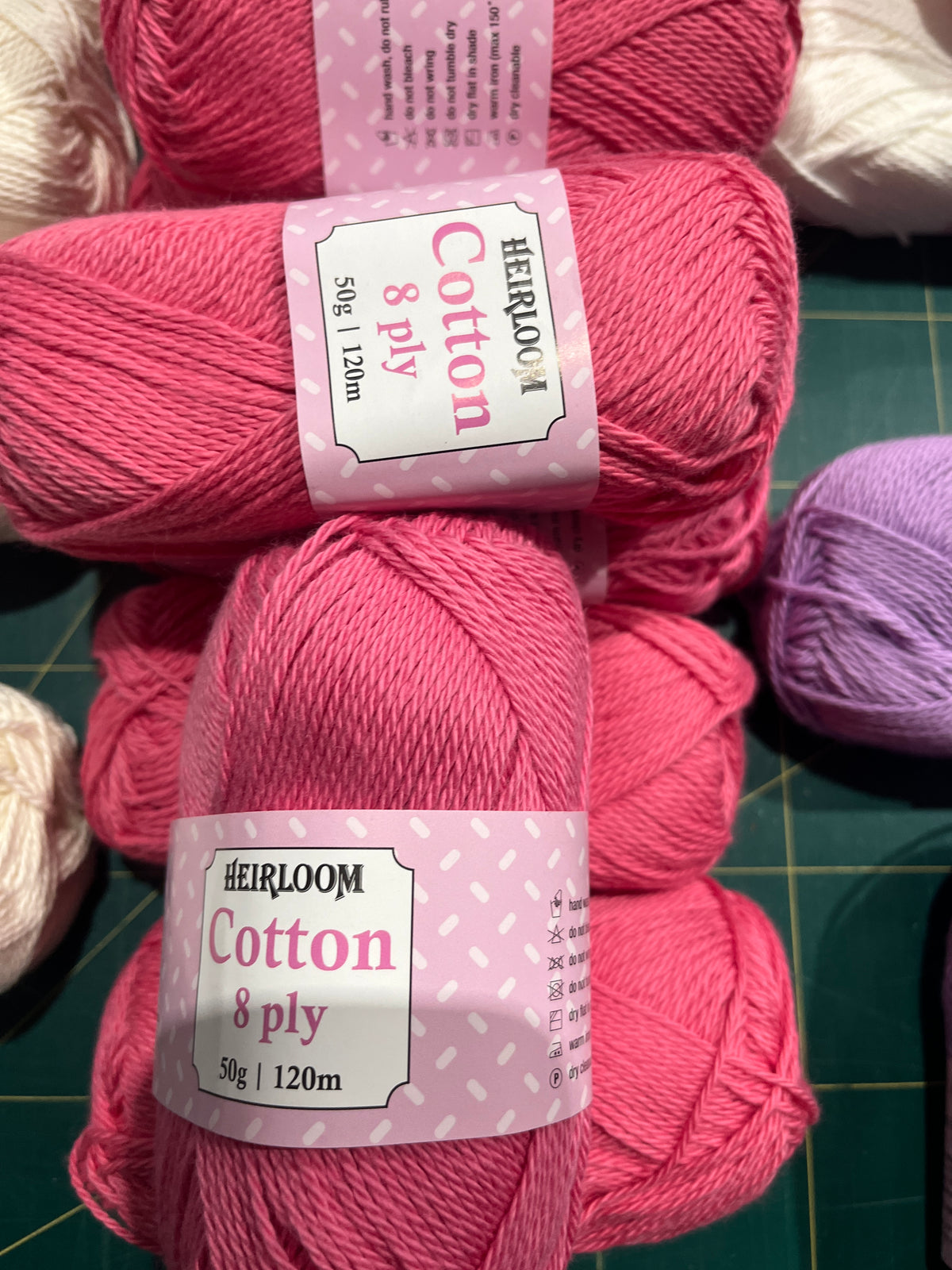 Heirloom Cotton 8 ply 50 gram Wool 6611