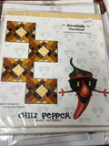 Dovetails Placemats Chili Pepper Laurie MacDonald Pattern