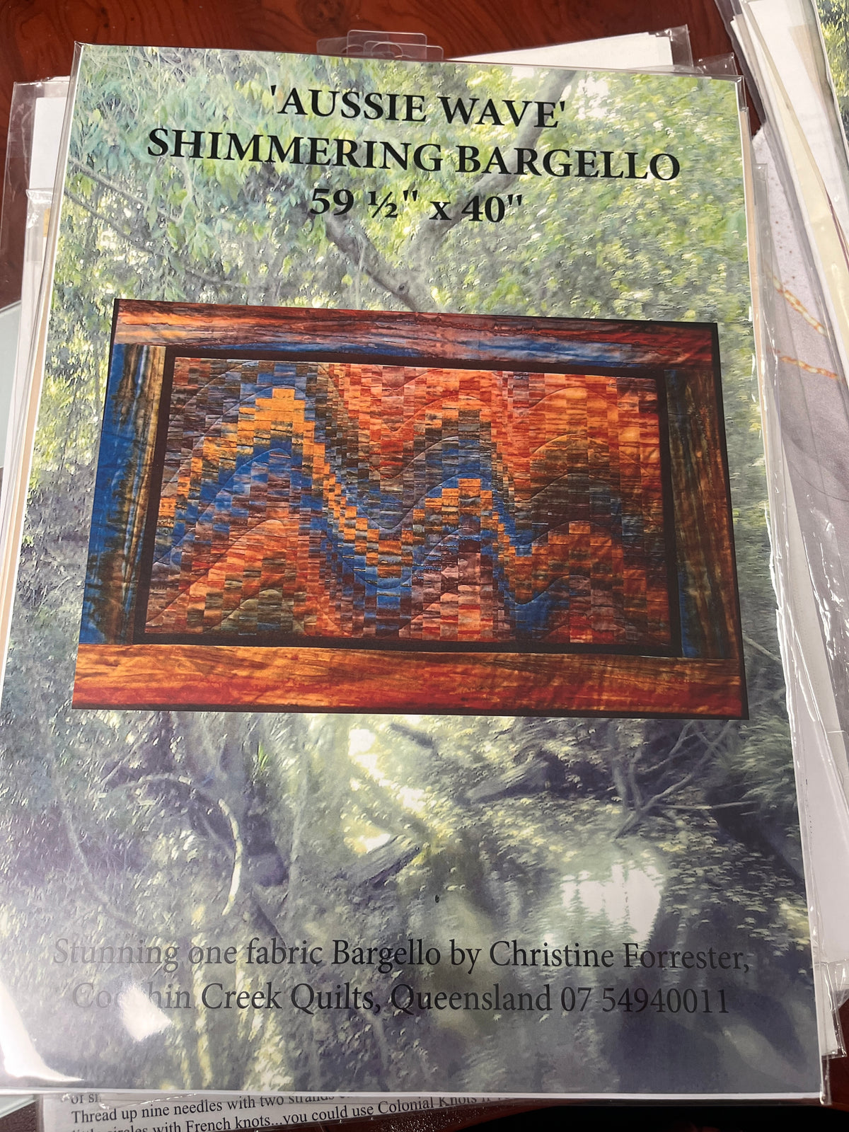 Aussie Wave Shimmering Bargello 40" x 59.5"