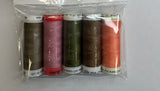 5 Pack Mettler Thread – 100 Metres Per Spool Polyester