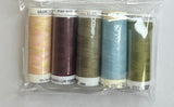 5 Pack Mettler Thread – 100 Metres Per Spool Polyester
