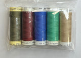 5 Pack Mettler Thread – 100 Metres Per Spool Polyester