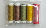 5 Pack Mettler Thread – 100 Metres Per Spool Polyester