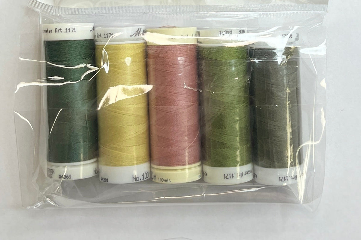 5 Pack Mettler Thread – 100 Metres Per Spool Polyester
