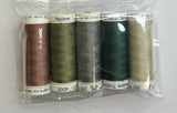 5 Pack Mettler Thread – 100 Metres Per Spool Polyester