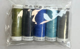 5 Pack Mettler Thread – 100 Metres Per Spool Polyester
