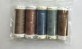 5 Pack Mettler Thread – 100 Metres Per Spool Polyester