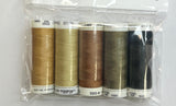 5 Pack Mettler Thread – 100 Metres Per Spool Polyester