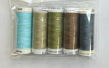 5 Pack Mettler Thread – 100 Metres Per Spool Polyester