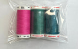 3 Pack Mettler Thread – 500 Metres Per Spool Polyester