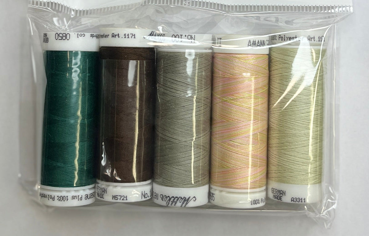 5 Pack Mettler Thread – 100 Metres Per Spool Polyester