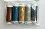 5 Pack Mettler Thread – 100 Metres Per Spool Polyester