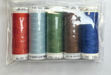 5 Pack Mettler Thread – 100 Metres Per Spool Polyester